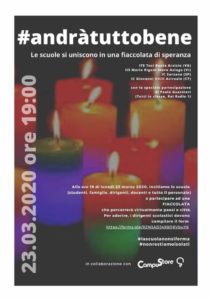 Fiaccolata virtuale #andràtuttobene